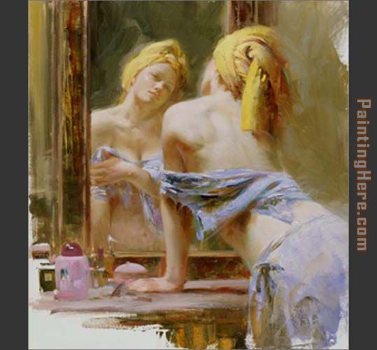 Morning Reflections painting - Pino Morning Reflections art painting